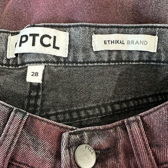 Women's Burgundy Jeans - Picture 14 of 15